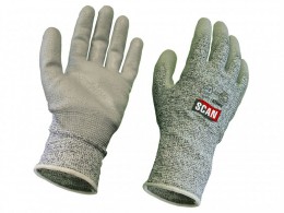 Scan Grey PU Coated, Cut 5 Liner Gloves £7.79